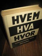 1959, HVEM HVA HVOR