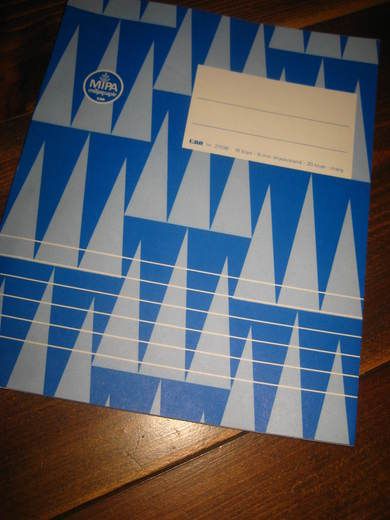 Ubrukt MIPA skrivebok 80 - 90 tallet