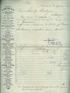 C GEIER & CO Kristiania 1901