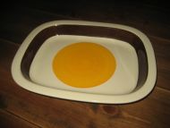 Rørstrand SOLSIKKE, stort fat, ca 31 cm langt. 