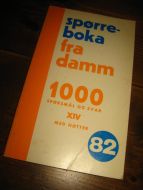 SPØRREBOKA FRA DAMM. 1000 SPØRSMÅL OG SVAR. 1982.