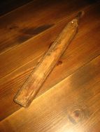 Stokk til å feste line angler på gammel Merka SLTKJEL