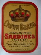 CROWN BRAND SARDINES