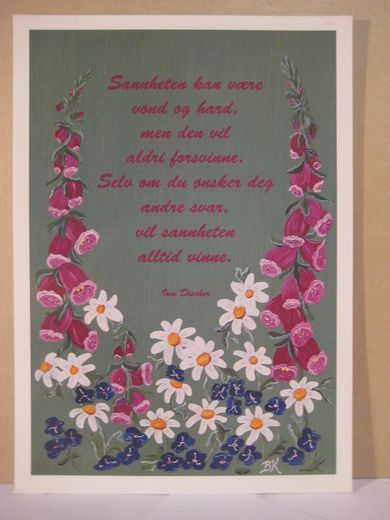 Sannheten kan vere vond og hard