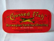 Crossed Fish NORWEGIAN SARDINES BRISLING