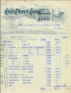 Emil Olsen & Comp Christiania 1910