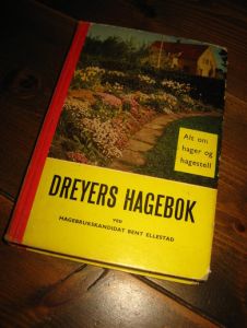 ELLESTAD: DREYERS HAGEBOK. 1960.