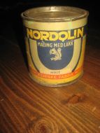 Boks med ubrukt innhold NORDOLIN fra DEN KJEMISKE FABRIK NORDEN OSLO 50-60 tallet