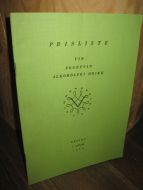PRISLISTE for VIN, FRUKTVIN og ALKOHOLFRIE DRIKKER. Fra Vinmonopolet 1976.