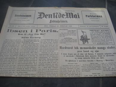 1928 nr 035 Den 17de Mai IBSEN