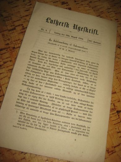 1884 nr 008 Luthersk Ugetidskrift