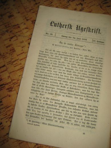 1879,nr 023, Luthers Ugeskrift.