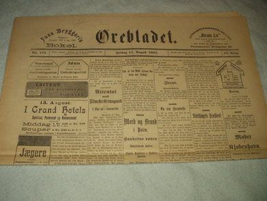 1905 nr 185 Ørebladet