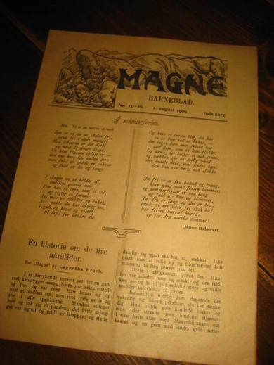 1909 nr 015 MAGNE BARNEBLAD