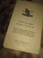 Arbeid for gutter mellom 8 og 80 år. Fra Fritz Fredhøi,  Hvasser. 60 tallet.