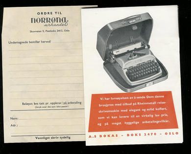Presentasjonsbrosjyre fra BOKAS
