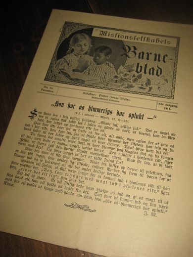 1911 nr 024 Missionsselskabets Barneblad