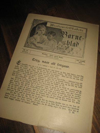 1910 nr 023 Missionsselskabets Barneblad
