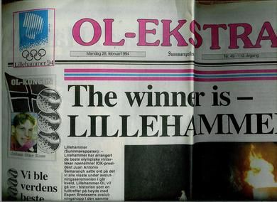 1994 nr 049 OL EKSTRA fra Sunnmørsposten