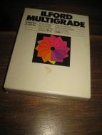 Eske med noe innhold, ILFORD MULTIGRADE, 60-70 TALLET.