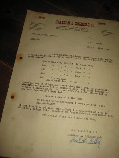 HALVDAN SOLBERG BERGEN 1953