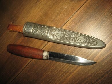 Pen HAUGRUD kniv i metall slire Norway 51