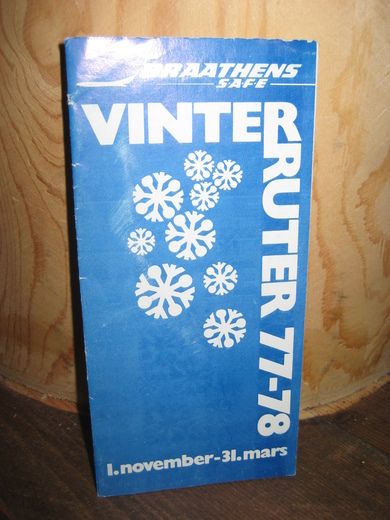 VINTER RUTER, BRAATEN SAFE, 1977-78.