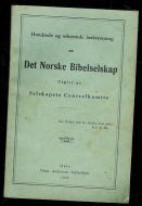 Hundrede og sekstende aarsberetning om Det Norske Bibelselskap. 1932