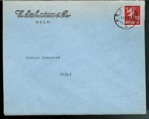 Mewget pent brev fra 1943.