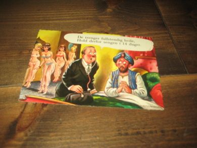 Humoristisk kort fra Mittet 131/041