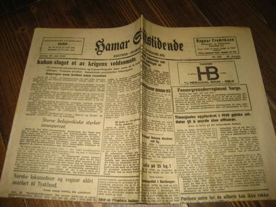 1943 nr 102 Hamar Stiftstidende