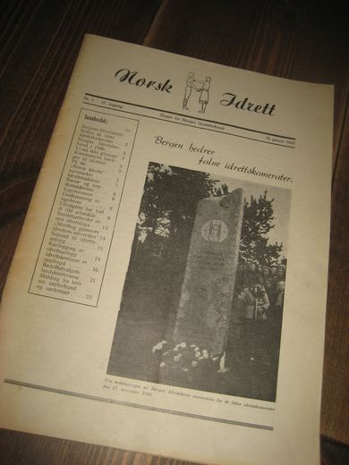 1947 nr 001 Norsk Idrett