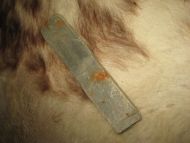 Gammelt og velbrukt bryne ca 16 cm langt