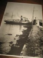 Bilde fra Ålesund på tidleg 1900 ca 21*30 cm stort pent i glass og ramme Dette er bilde nr 4