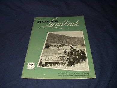 1958 nr 012 NORSK Landbruk