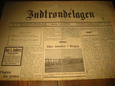 1916 nr 020 Indtrøndelagen