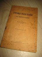 RYPDAL HANS: TYSKE NOTATER TIL REPITISJON 1943