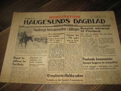 1948 nr 285 HAUGESUNDS DAGBLAD