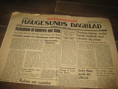 1948 nr 172 HAUGESUNDS DAGBLAD