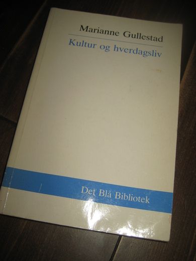 GULLESTAD: Kultur og hværdagsliv 1989