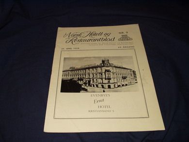 1958 nr 009 Norsk Hotell- og Resturantblad