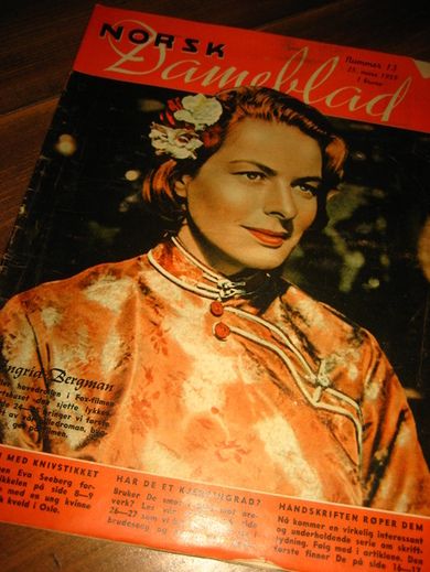 1959 nr 013 NORSK Dameblad INGRID BERGMAN