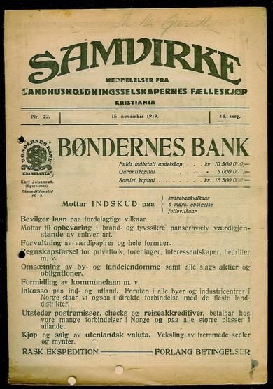 1919 nr 022 SAMVIRKE