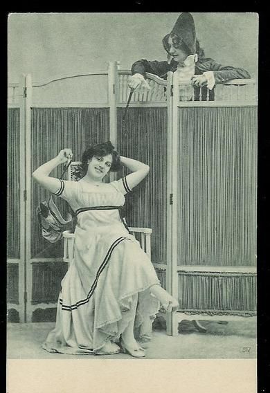 Pent postkort fra tidleg 1900