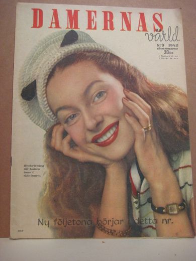 1948 nr 009 DAMERNAS vårld