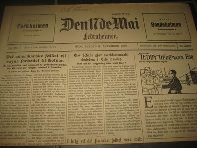 1928 nr 262 Den 17de Mai