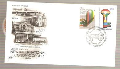 1980 11 JAN NEW INTERNATIONAL ECONOMIC ORDER FDC UNITED NATION