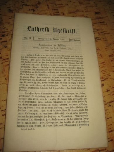 1881 nr 014 Luthersk Ugeskrift
