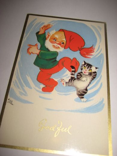 Pent, ubrukt postkort fra Eberh. B. Oppi, 7253/5.