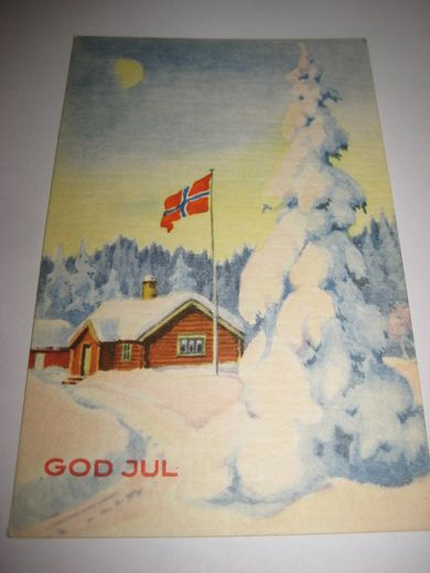 Strøkent, ubrukt kort, NORSK ARBEIDE, 11.